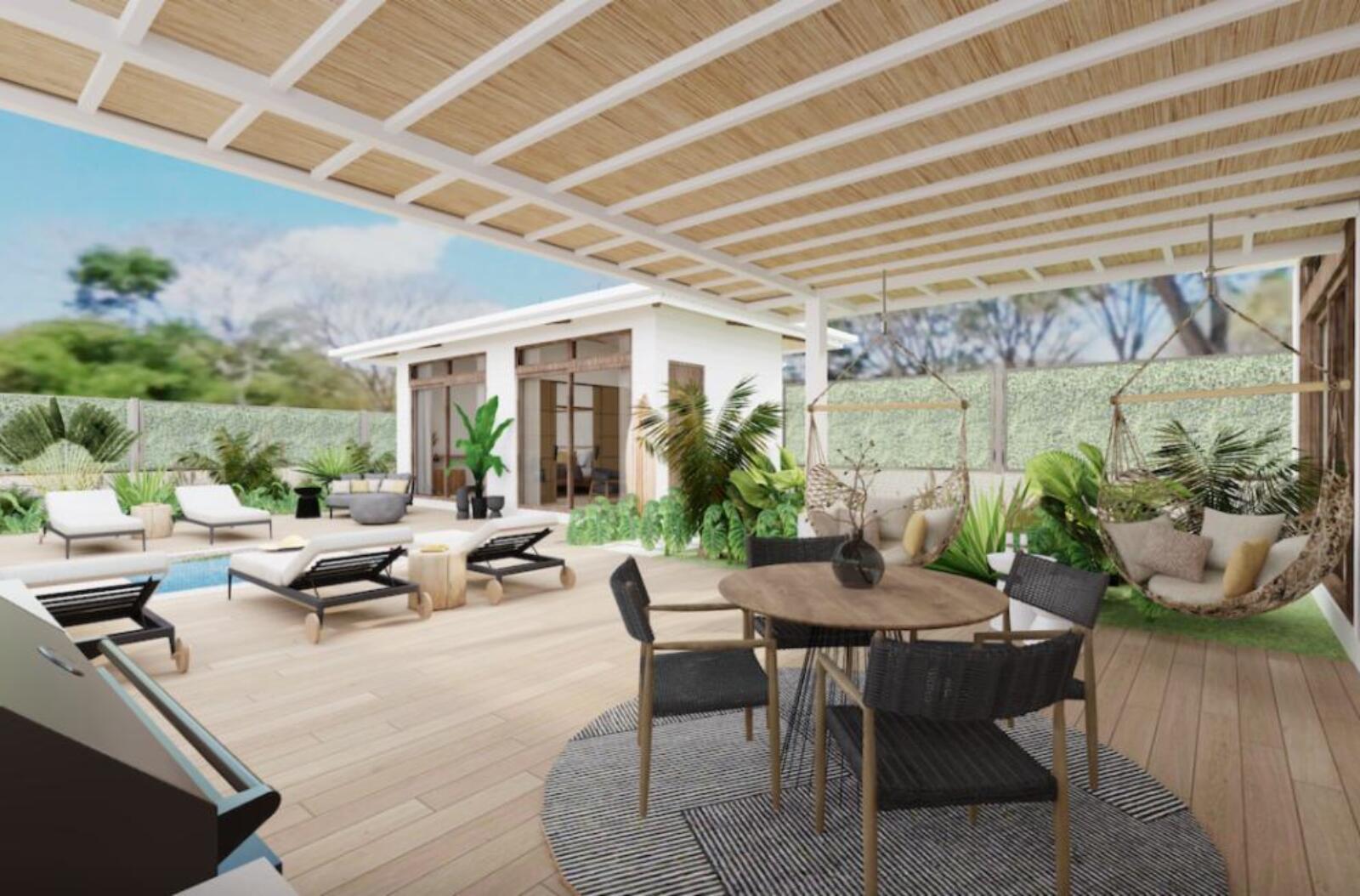 Paseo de los Arboles Model Home D – New Luxury Project in Tamarindo.