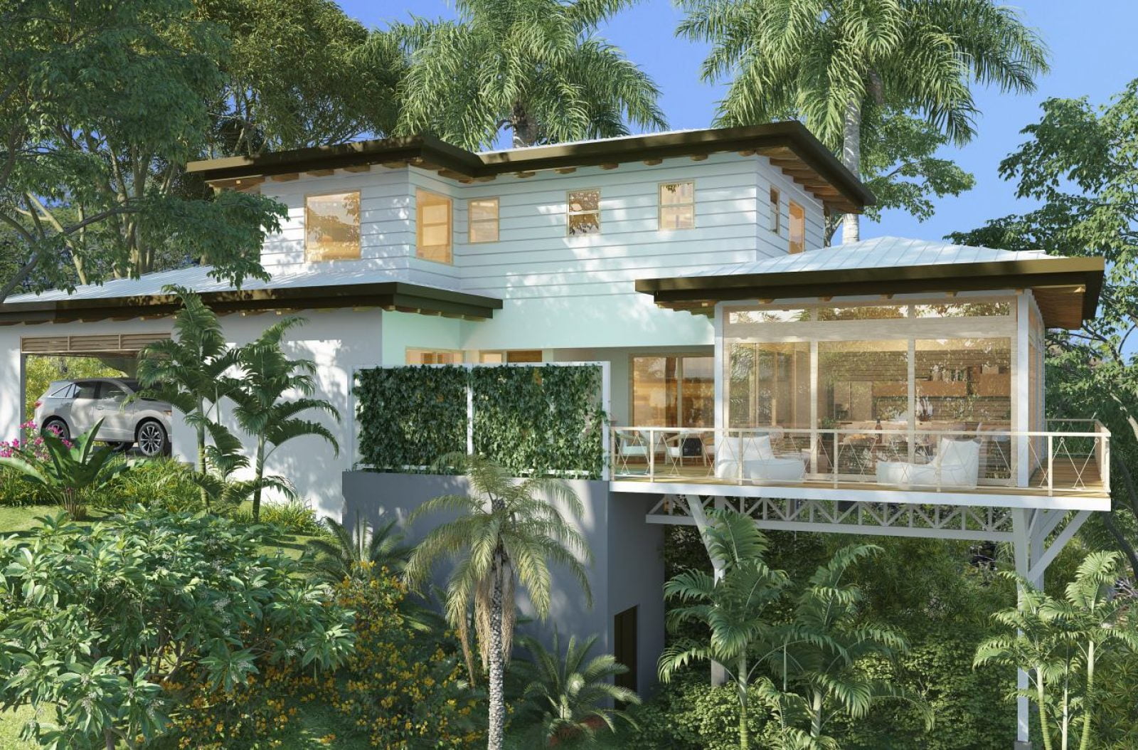 Paseo de los Arboles Model Home C – New Luxury Project in Tamarindo.