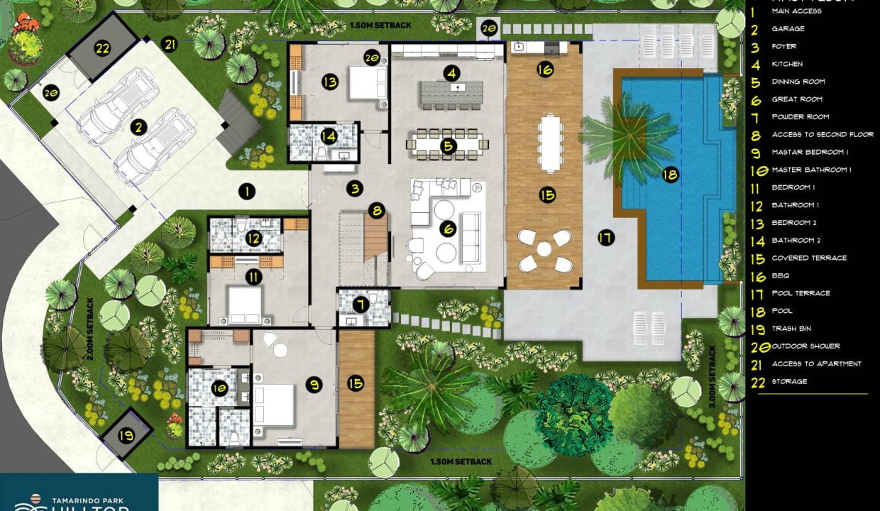 Lot 32-33 - First floor plan